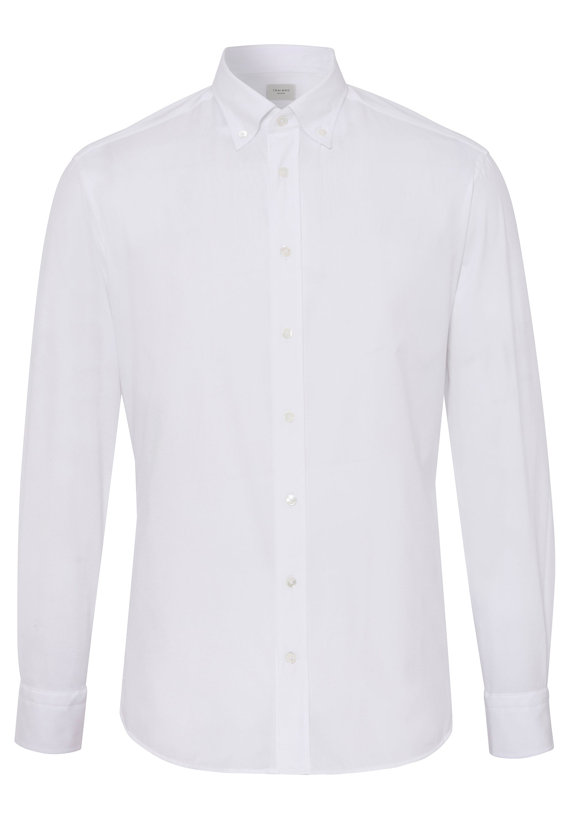 T1000-312 Traiano Button Down Radical Fit Shirt 900 white uni