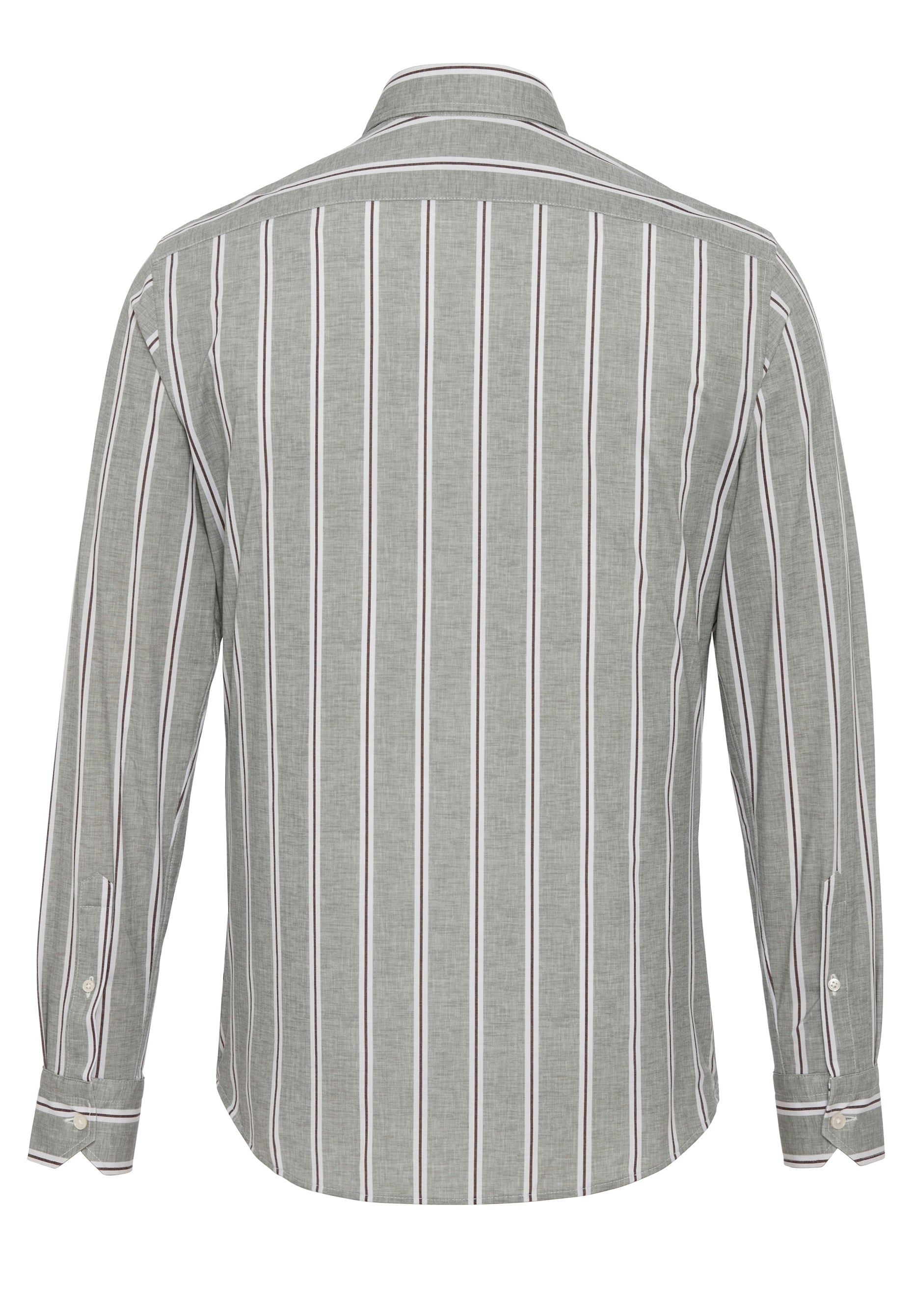 TS116-TCR04S Traiano Rossini Radical Fit Shirt TS116-4000 4000 Green Rich Stripes